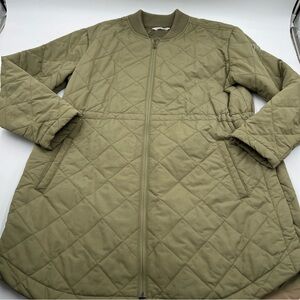 Alpine Design Olive Quilted Ski Jacket